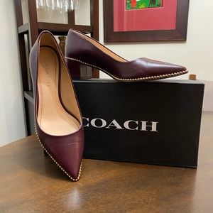 Coach Willa 45 Leather Pumps